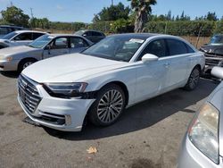 Salvage cars for sale at auction: 2019 Audi A8 L