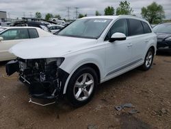 Salvage cars for sale from Copart Elgin, IL: 2018 Audi Q7 Prestige