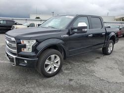 Salvage cars for sale at Fredericksburg, VA auction: 2016 Ford F150 Supercrew