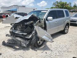 Salvage cars for sale at Opa Locka, FL auction: 2015 Honda Pilot EXL