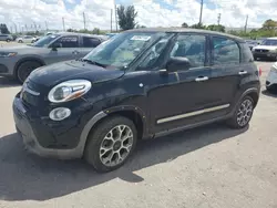 Salvage cars for sale from Copart Miami, FL: 2014 Fiat 500L Trekking