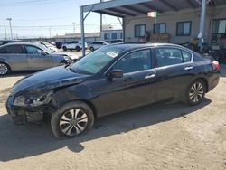 Salvage cars for sale from Copart Los Angeles, CA: 2015 Honda Accord LX