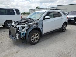 Salvage cars for sale at Kansas City, KS auction: 2016 Chevrolet Equinox LT