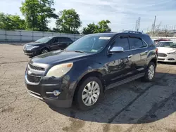 Salvage cars for sale from Copart West Mifflin, PA: 2011 Chevrolet Equinox LT