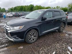 Salvage cars for sale from Copart Chalfont, PA: 2018 Mitsubishi Outlander SE