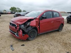 Salvage cars for sale at Haslet, TX auction: 2017 Mitsubishi Mirage ES