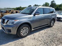 Salvage cars for sale at Memphis, TN auction: 2017 Nissan Armada SV