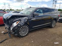 Salvage cars for sale at Elgin, IL auction: 2018 Lincoln Navigator L Reserve