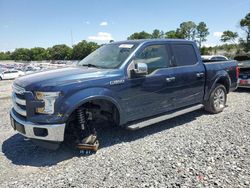 Salvage cars for sale at Byron, GA auction: 2016 Ford F150 Supercrew