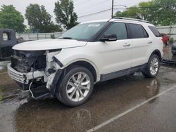 Salvage cars for sale at Moraine, OH auction: 2015 Ford Explorer XLT
