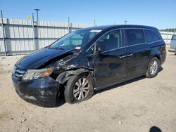 Salvage cars for sale at auction: 2016 Honda Odyssey EXL