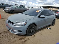 Salvage cars for sale at Brighton, CO auction: 2018 Volkswagen Golf S