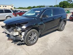2017 Toyota Highlander SE en venta en Wilmer, TX