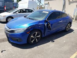 Salvage cars for sale at Hayward, CA auction: 2016 Honda Civic Touring