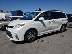 Salvage cars for sale from Copart Hayward, CA: 2020 Toyota Sienna XLE