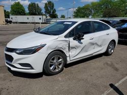 Salvage cars for sale at Moraine, OH auction: 2017 Chevrolet Cruze LT