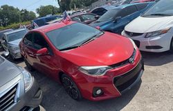 Salvage cars for sale from Copart Orlando, FL: 2016 Toyota Corolla L