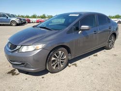 Salvage cars for sale from Copart Fresno, CA: 2015 Honda Civic EX