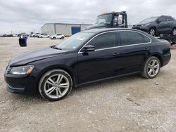 Salvage cars for sale from Copart Haslet, TX: 2014 Volkswagen Passat SE