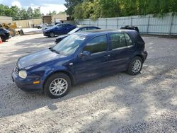 Salvage cars for sale at Knightdale, NC auction: 2004 Volkswagen Golf GLS