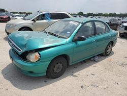 Salvage cars for sale at San Antonio, TX auction: 2001 KIA Rio