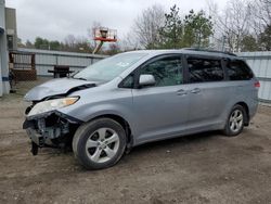 Salvage cars for sale at Lyman, ME auction: 2011 Toyota Sienna LE