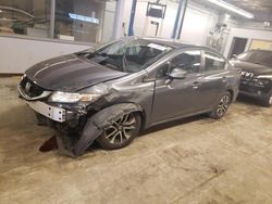 Salvage cars for sale from Copart Wheeling, IL: 2013 Honda Civic EX