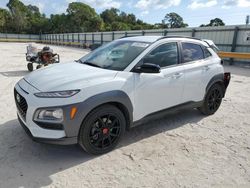 Salvage cars for sale at Fort Pierce, FL auction: 2021 Hyundai Kona Night