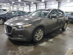 Mazda salvage cars for sale: 2017 Mazda 3 Sport