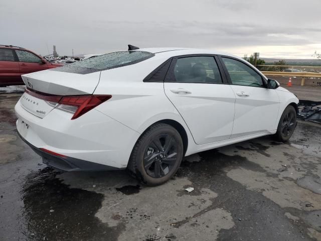 2021 Hyundai Elantra Blue