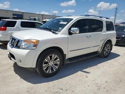 Salvage cars for sale at Haslet, TX auction: 2015 Nissan Armada SV