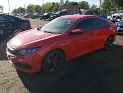 Salvage cars for sale at Denver, CO auction: 2020 Honda Civic Sport