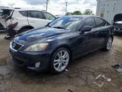 Salvage cars for sale from Copart Chicago Heights, IL: 2007 Lexus IS 250