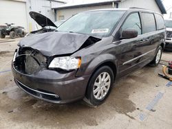 Salvage cars for sale at Pekin, IL auction: 2015 Chrysler Town & Country Touring