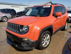 Salvage cars for sale from Copart Pekin, IL: 2017 Jeep Renegade Latitude