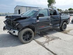 Salvage cars for sale at Tulsa, OK auction: 2018 Toyota Tundra Crewmax SR5