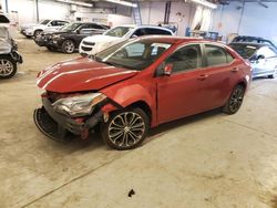 Salvage cars for sale at Wheeling, IL auction: 2015 Toyota Corolla L