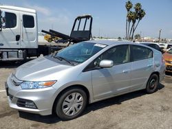 Salvage cars for sale at Van Nuys, CA auction: 2014 Honda Insight LX