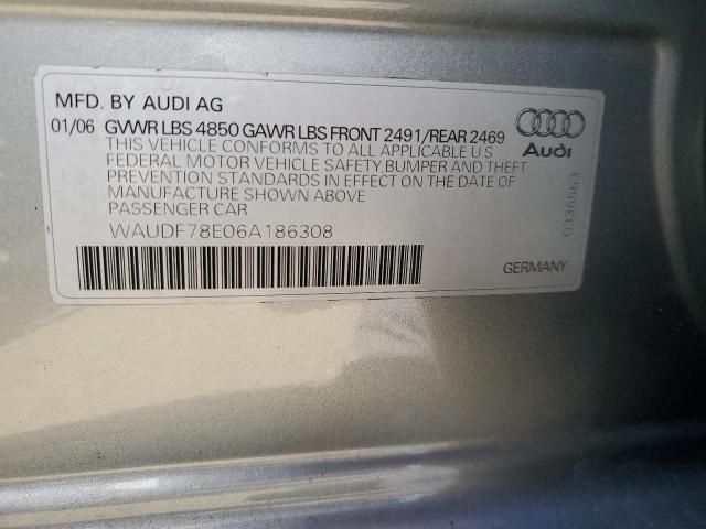 2006 Audi A4 2.0T Quattro