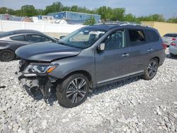 Salvage cars for sale at Barberton, OH auction: 2020 Nissan Pathfinder Platinum