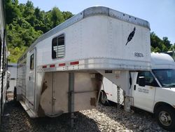 Salvage trucks for sale at Hurricane, WV auction: 2013 Featherlite Mfg Inc Featherlit