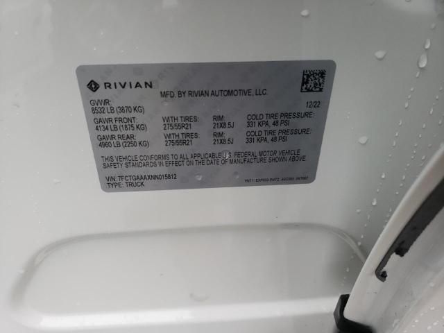 2022 Rivian R1T Adventure