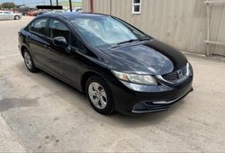 Salvage cars for sale from Copart Grand Prairie, TX: 2013 Honda Civic LX