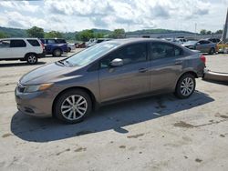 Honda Civic salvage cars for sale: 2012 Honda Civic EX