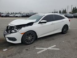 Salvage cars for sale from Copart Rancho Cucamonga, CA: 2016 Honda Civic EXL