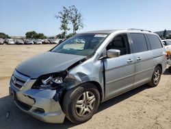 Salvage cars for sale at San Martin, CA auction: 2006 Honda Odyssey EXL