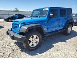 Salvage cars for sale from Copart Kansas City, KS: 2011 Jeep Wrangler Unlimited Sport