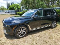 BMW x7 xdrive40i salvage cars for sale: 2024 BMW X7 XDRIVE40I