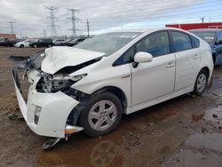 Salvage cars for sale from Copart Elgin, IL: 2011 Toyota Prius
