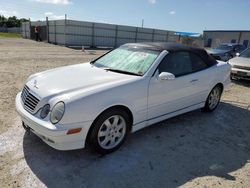 Salvage cars for sale from Copart Arcadia, FL: 2001 Mercedes-Benz CLK 320